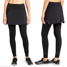 All Black Damen Fitnesshose mit Kleid